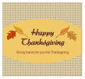 Leaves Thanksgiving Square Labels 3.5x3.25